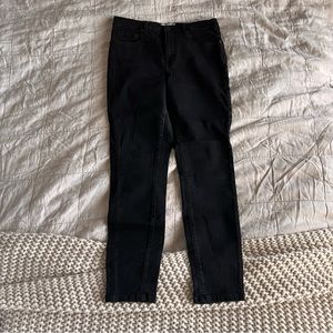 Everlane Black High Rise Skinny Jeans